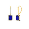 Load image into Gallery viewer, emerald-cut-sapphire-halo-lever-back-2-ct-diamond-earring-in-yellow-gold-FD-EAR11235EMGSABLANGLE1-2.00CT-NL-YG.jpg