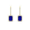 Load image into Gallery viewer, emerald-cut-sapphire-halo-lever-back-2-ct-diamond-earring-in-yellow-gold-FD-EAR11235EMGSABLANGLE1-2.00CT-NL-YG.jpg