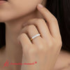 Load image into Gallery viewer, emerald-cut-seven-stone-wedding-band-yellow-gold-fd9294emr-0.70-ct-model