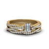 Load image into Gallery viewer, emerald-cut-simple-diamond-twisted-vine-bridal-ring-sets-in-14K-yellow-gold-FD8233EM-NL-YG