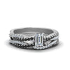 Load image into Gallery viewer, emerald-cut-simple-twisted-vine-bridal-ring-sets-with-black-diamond-in-14K-white-gold-FD8233EMGBLACK-NL-WG