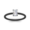 Load image into Gallery viewer, emerald-cut-thin-classic-solitaire-engagement-ring-in-black-gold-fdens9358emrangle5-nl-bg