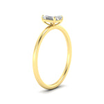 Load image into Gallery viewer, emerald-cut-thin-classic-solitaire-engagement-ring-in-yellow-gold-fdens9358emrangle2-nl-yg