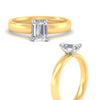 Load image into Gallery viewer, emerald-cut-two-tone-3-mm-comfort-fit-solitaire-ring-in-yellow-gold-fdens11590emrangle3-3.00mm-nl-yg?v=1758109705
