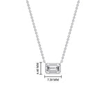 Load image into Gallery viewer, emerald-diamond-bezel-set-solitaire-pendant-in-platinum-fdpd10538emangle1-0-50ct-nl-wg-hw_9d80449b-d4ef-48f4-984d-83238ca1e5db