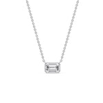 Load image into Gallery viewer, emerald-diamond-bezel-set-solitaire-pendant-in-white-gold-fdpd10538emangle1-0-50ct-nl-wg_efa7fe50-7a6e-4e41-b8d9-584a7dc7955d