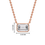 Load image into Gallery viewer, emerald-floating-diamond-solitaire-necklace-in-rose-gold-fdpd10538emangle1-5-00ct-nl-rg-hw_8acd6375-9951-4f34-8801-94f78b0531b5