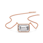 Load image into Gallery viewer, emerald-floating-diamond-solitaire-necklace-in-rose-gold-fdpd10538emangle4-5-00ct-nl-rg_9b4e32c2-7172-49a0-b662-406448c4249b