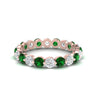 Load image into Gallery viewer, 2 Carat Round Cut Shared Prong Eternity Ring