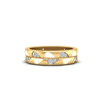 Load image into Gallery viewer, enamel-diamond-heart-wedding-bands-in-yellow-gold-FD11100R-NL-YG