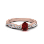 Load image into Gallery viewer, entwined-oval-shaped-ruby-engagement-in-rose-gold-FD8233OVRGRUDR-NL-RG-GS.jpg