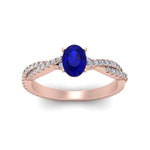 Load image into Gallery viewer, entwined-oval-shaped-sapphire-engagement-in-rose-gold-FD8233OVRGSABL-NL-RG-GS.jpg