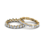 Load image into Gallery viewer, eternity-diamond-stacked-bands-in-18K-yellow-gold-FD8348B-NL-YG.jpg