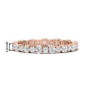 Eternity Ring with Round Cut Diamonds