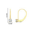 Load image into Gallery viewer, everyday-wear-diamond-lever-back-earrings-in-yellow-gold-FD-EAR9225RO-0.50CT-NL-YG