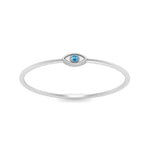 Load image into Gallery viewer, Evil Eye Mini Stack Ring