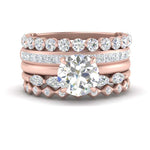 Load image into Gallery viewer, fancy-shaped-bands-with-solitaire-rings-in-FD10104RO-NL-RG