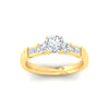Load image into Gallery viewer, Channel Bar Set Diamond Engagement Ring