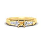 Load image into Gallery viewer, Semi Mount Channel Bar Set Diamond Engagement Ring