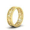 Load image into Gallery viewer, filigree-bridal-band-with-diamonds-in-yellow-gold-fdw9301angle2-nl-yg