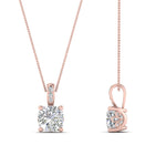 Load image into Gallery viewer, filigree-pendant-prong-cushion-diamond-0.50-carat-in-FDPD10681CU-0.50CTANGLE2-NL-RG