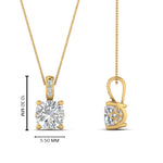 Load image into Gallery viewer, filigree-pendant-prong-cushion-diamond-0.75-carat-in-FDPD10681CU-0.75CTANGLE2-NL-YG