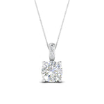 Load image into Gallery viewer, filigree-pendant-prong-cushion-diamond-1-carat-in-FDPD86802CU1.0CTANGLE2-NL-WG