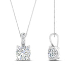 Load image into Gallery viewer, filigree-pendant-prong-cushion-diamond-1-carat-in-FDPD86802CU1.0CTANGLE2-NL-WG