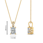 Load image into Gallery viewer, filigree-pendant-prong-radiant-cut-diamond-0.50-carat-in-FDPD10681RA-0.50CTANGLE2-NL-YG