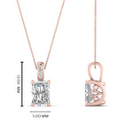 Load image into Gallery viewer, filigree-pendant-prong-radiant-cut-diamond-0.75-carat-in-FDPD10681RA-0.75CTANGLE2-NL-RG