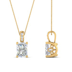 Load image into Gallery viewer, filigree-pendant-prong-radiant-cut-diamond-1-carat-in-FDPD86802RA1.0CTANGLE2-NL-YG