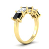 Load image into Gallery viewer, five-stone-black-diamond-ring-princess-cut-4-carat-in-yellow-gold-fdwb8008prblackangle2-4.00ct-nl-yg