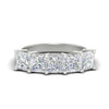 Load image into Gallery viewer, five-stone-diamond-ring-princess-cut-4-carat-in-platinum-fdwb8008prsleep-4.00ct-nl-wg