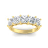 Load image into Gallery viewer, five-stone-diamond-ring-princess-cut-4-carat-in-yellow-gold-fdwb8008prangle5-4.00ct-nl-yg