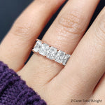 Load image into Gallery viewer, five-stone-radiant-diamond-anniversary-band-2-ct.-in-rose-gold-FD8008RABHAND-2CT-NL-RG.jpg