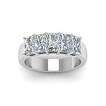 Load image into Gallery viewer, five-stone-radiant-diamond-anniversary-band-2-ct.-in-white-gold-FD8008RABHAND-2CT-NL-WG.jpg