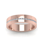 Load image into Gallery viewer, Flat Channel Set Diamond Mens Band