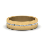 Load image into Gallery viewer, Flat Channel Set Diamond Mens Band