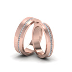 Load image into Gallery viewer, flat-diamond-matching-wedding-band-in-rose-gold-FD8858B-NL-RG.jpg