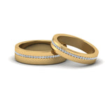 Load image into Gallery viewer, flat-diamond-matching-wedding-band-in-yellow-gold-FD8858B-NL-YG.jpg