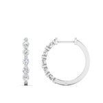 Load image into Gallery viewer, floating-bezel-diamond-huggie-earring-in-white-gold-FD-SDER01023-NL-WG