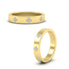 Load image into Gallery viewer, floral-clover-leaf-diamond-band-in-yellow-gold-FD11316BANGLE3-NL-YG
