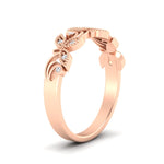 Load image into Gallery viewer, floral-diamond-wedding-anniversary-band-in-rose-gold-FD11261BANGLE3-NL-RG.jpg