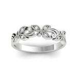 Load image into Gallery viewer, floral-diamond-wedding-anniversary-band-in-white-gold-FD11261BANGLE3-NL-WG.jpg