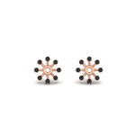 Load image into Gallery viewer, floral-halo-black-diamond-earring-jackets-for-1-carat-studs-in-rose-gold-fdear894gblackangle2-1.00ct-nl-rg?v=1762512696