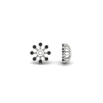 Load image into Gallery viewer, floral-halo-black-diamond-earring-jackets-for-1-carat-studs-in-white-gold-fdear894gblackangle4-1.00ct-nl-wg?v=1762512696