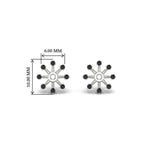 Load image into Gallery viewer, floral-halo-black-diamond-earring-jackets-for-2-carat-studs-in-white-gold-fdear894gblackangle2-2.00ct-nl-wg-hw?v=1762512700