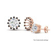 Load image into Gallery viewer, floral-halo-black-diamond-earring-jackets-for-4-carat-studs-in-rose-gold-fdear894gblackangle3-4.00ct-nl-rg-lg1?v=1762512708