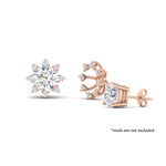 Load image into Gallery viewer, floral-halo-diamond-earring-jackets-for-1-carat-studs-in-rose-gold-fdear894angle3-1.00ct-nl-rg?v=1762512696