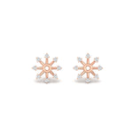 Load image into Gallery viewer, floral-halo-diamond-earring-jackets-for-2-carat-studs-in-rose-gold-fdear894angle2-2.00ct-nl-rg?v=1762512700